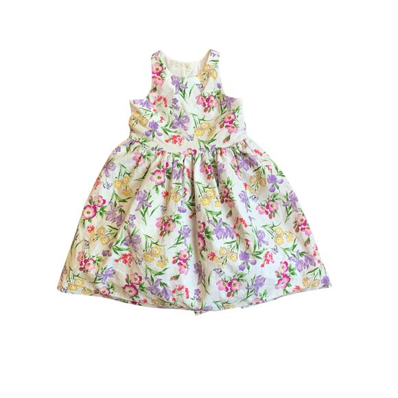 Janie & Jack White Floral Dress - Picture 1 of 9